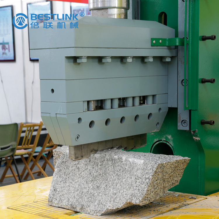 CE Certificate BRT160T stone guillotine,good at making pavers and wall stones,will be delivered to Salt Lake City soon