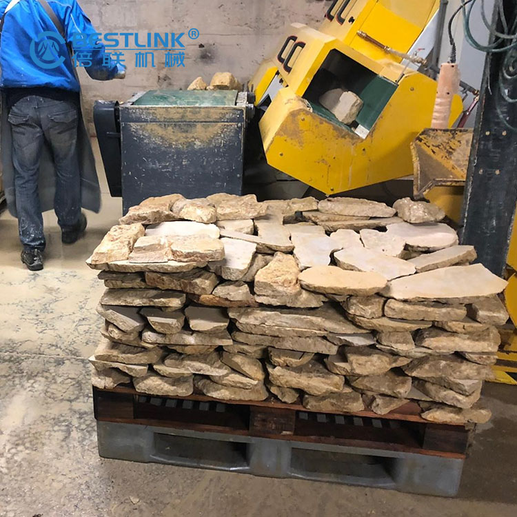 Thin Stone veneer saw / mighty stone saw with dual Blades